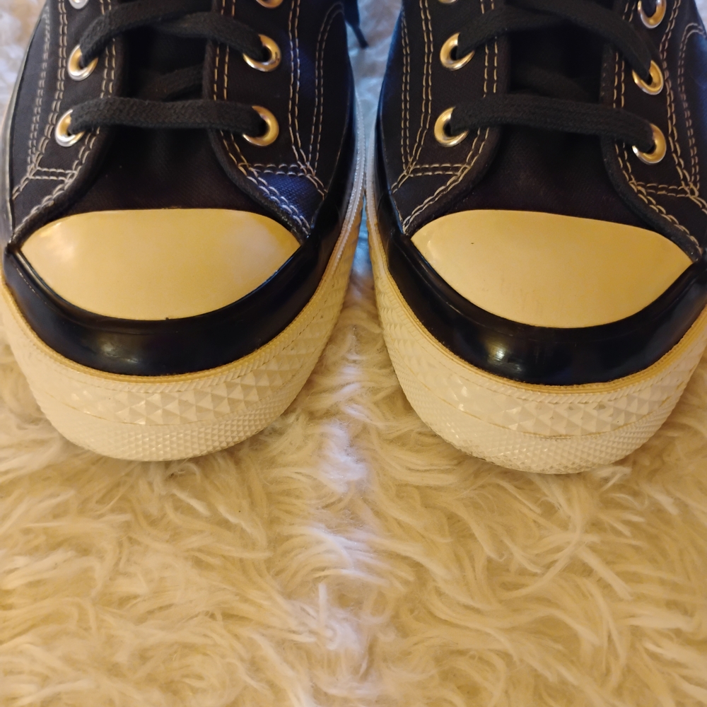 Moncler Blue High-Top Sneakers - Picture 2 of 16